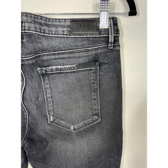 Rta Denim Icon Skinny Ankle Jeans Black Women's 26 / 2 - Picture 6 of 12